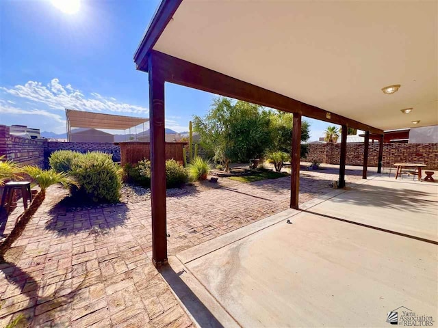 view of patio