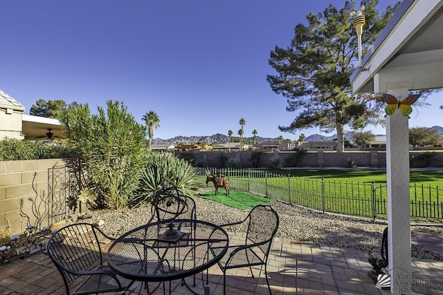 view of patio