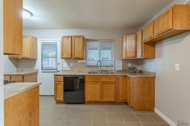 kitchen featuring dishwasher and sink