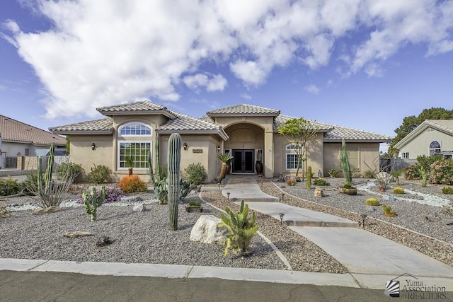 view of mediterranean / spanish-style house