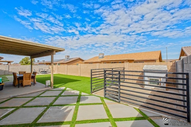 exterior space with a patio area