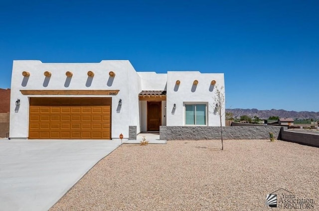 view of pueblo-style home