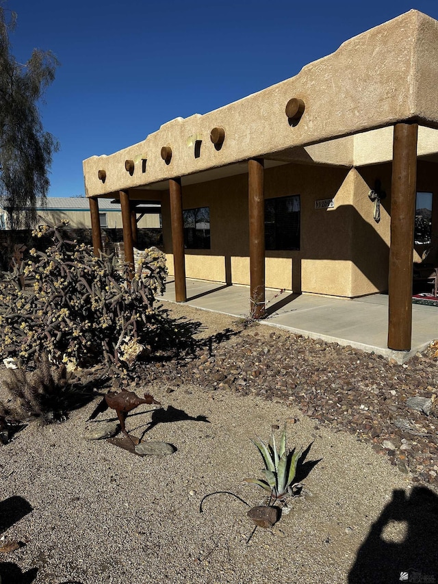 exterior space featuring a patio area