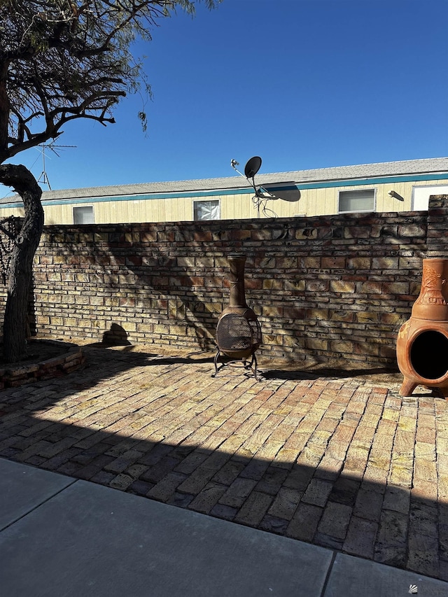 view of patio