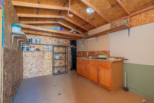 interior space with a wall unit AC