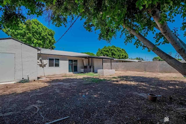 view of rear view of property