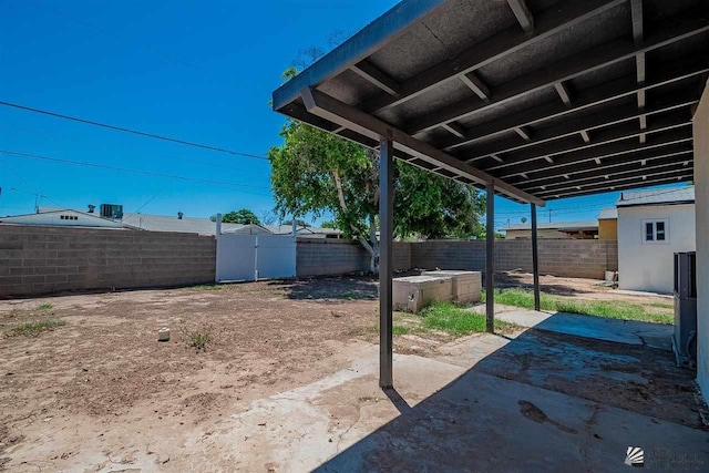 view of patio