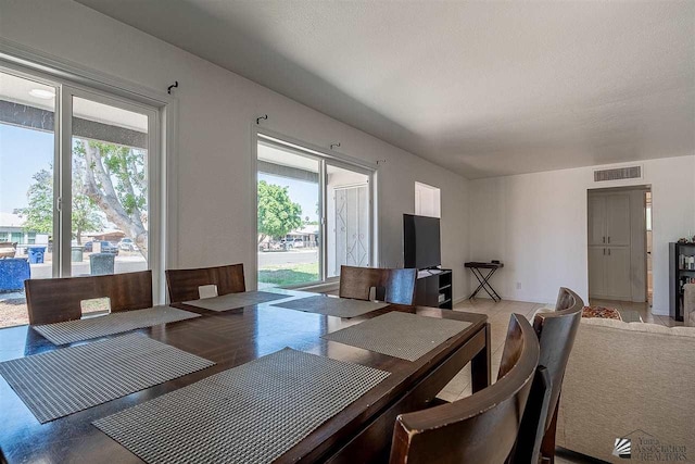 view of dining room