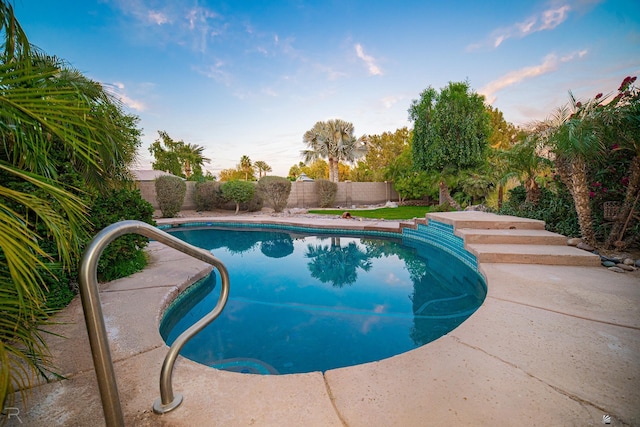 view of pool