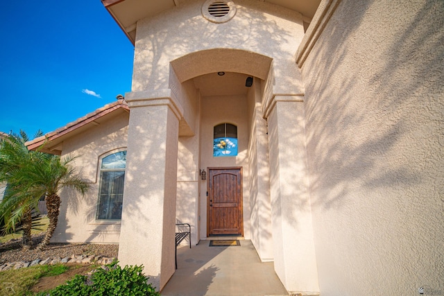 view of entrance to property