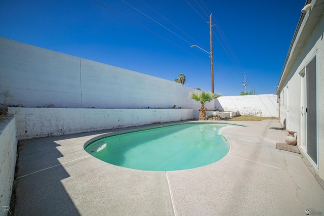 view of pool