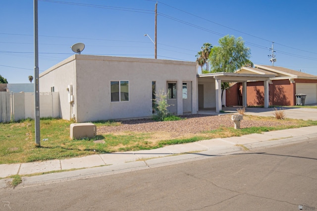 view of southwest-style home