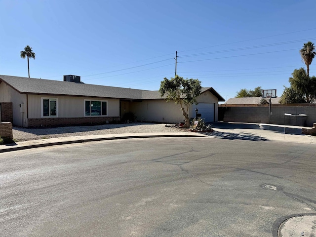 ranch-style house with a garage