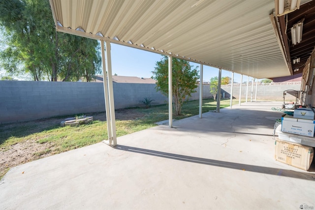 view of patio