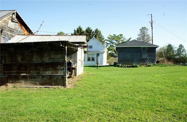 view of yard