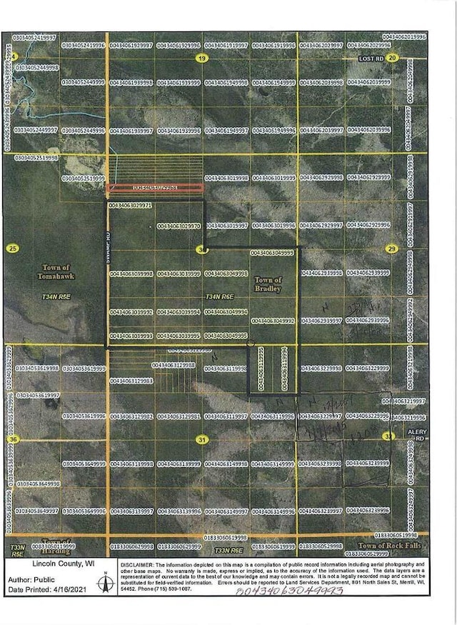 Swamp Rd, Tomahawk WI, 54487 land for sale