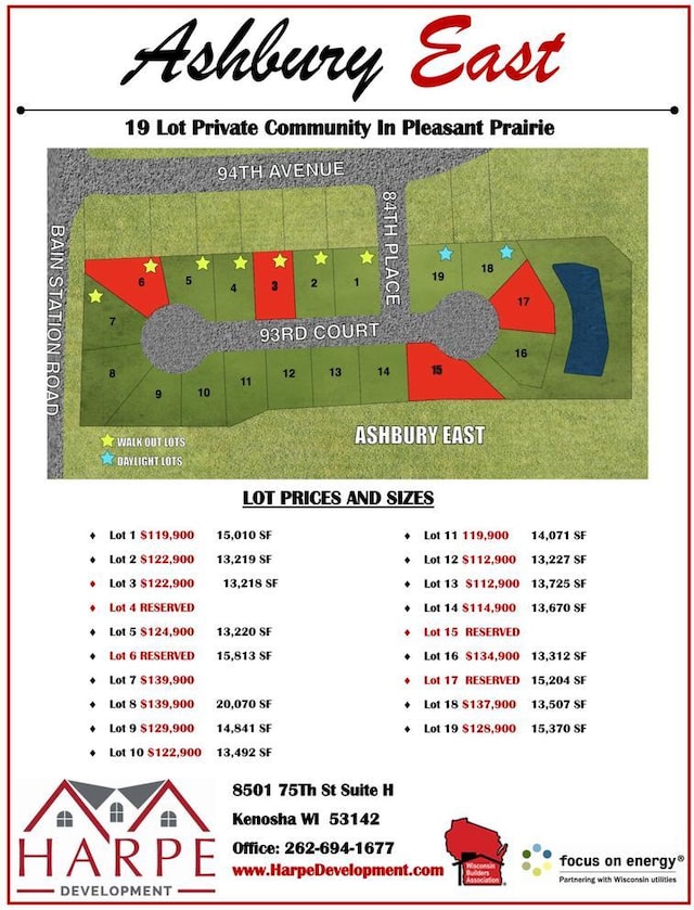 LT8 93rd Ct, Pleasant Prairie WI, 53158 land for sale