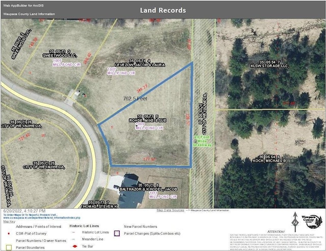 1009 Mill Pond Cir, Weyauwega WI, 54983 land for sale