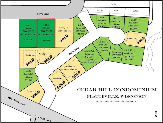 LOT2 Perry Dr, Platteville WI, 53818 land for sale