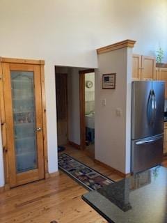 interior space featuring hardwood / wood-style floors