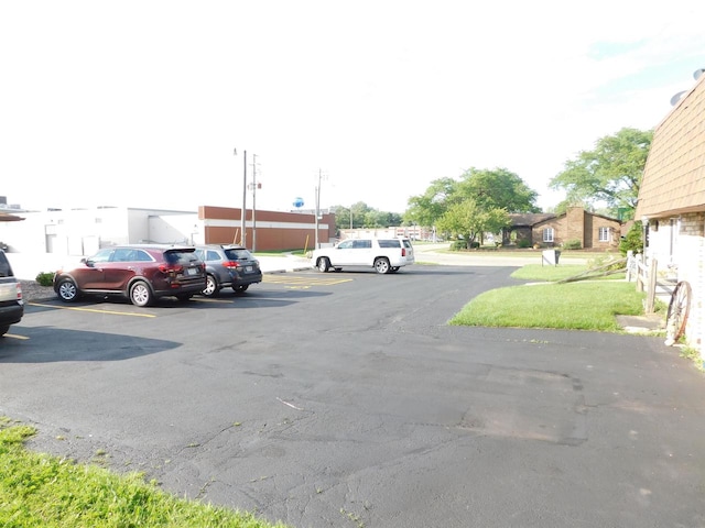 view of car parking