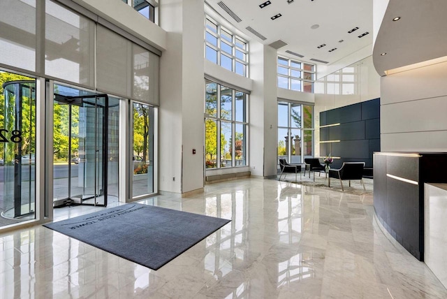 view of community lobby