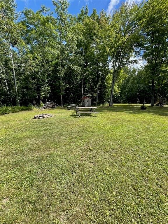 N2141 Pondell Ln, Bruce, WI 54819 - view of yard