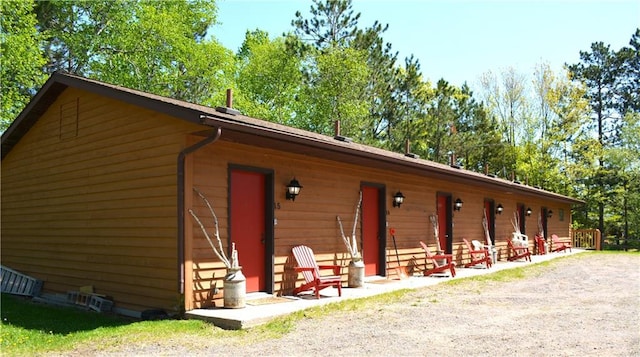 view of stable