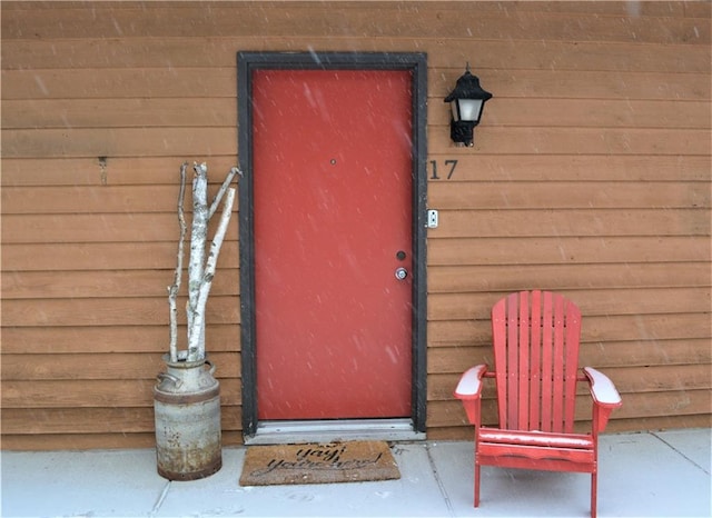 view of entrance to property