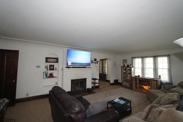 view of living room