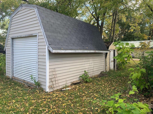 view of shed / structure