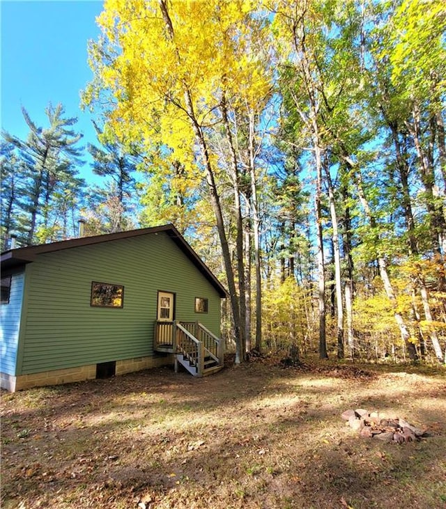 view of property exterior