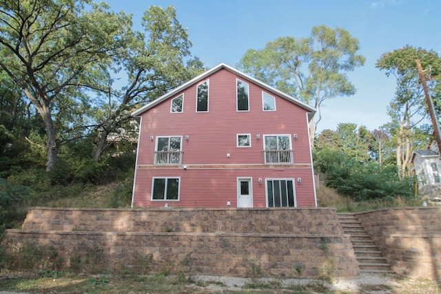 view of side of property