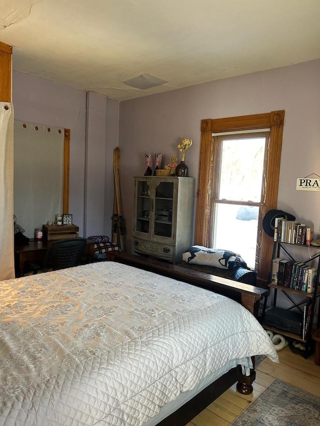 S1205 County Road Y, Wonewoc, WI 53968 - bedroom with wood-type flooring