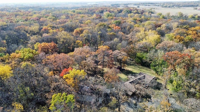 view of aerial view