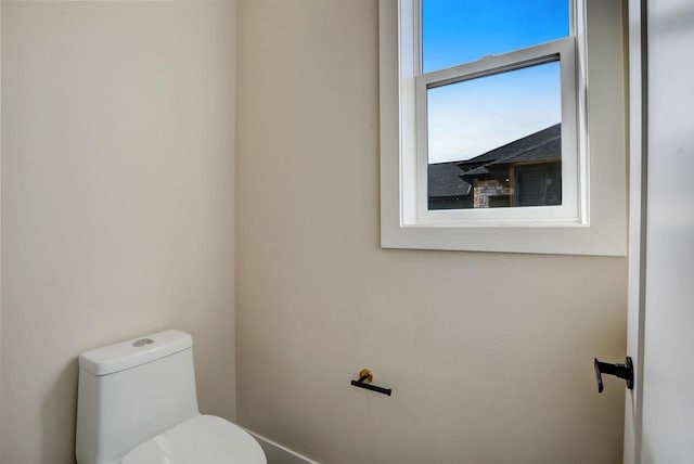 bathroom with toilet