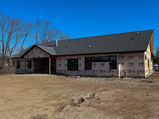 view of rear view of property