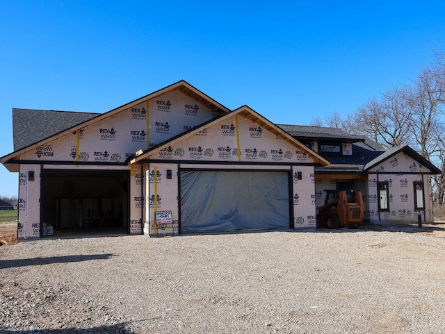 view of property in mid-construction