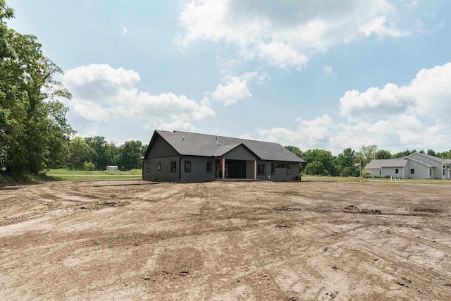 view of back of property