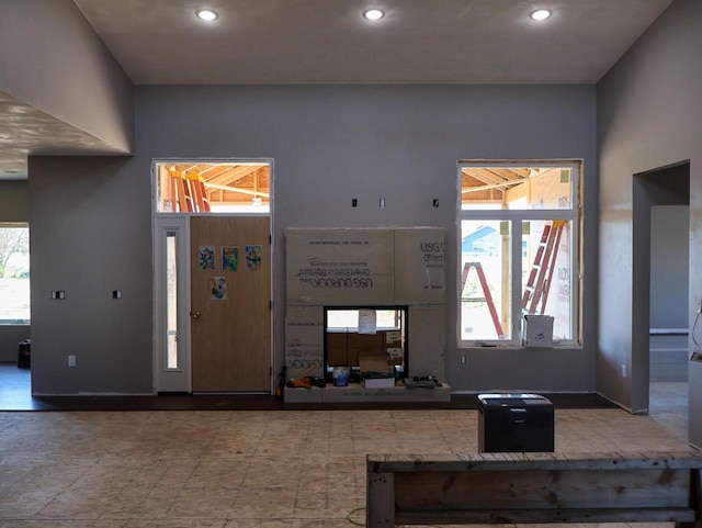 foyer with a healthy amount of sunlight