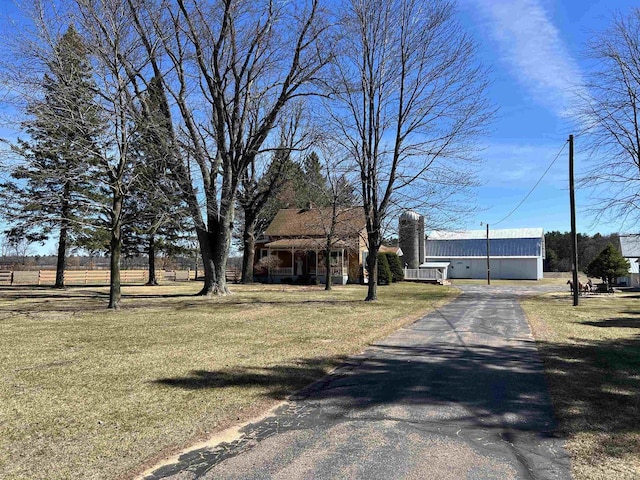 3367 County Road Y, Custer, WI 54423 - view of front of home featuring driveway and a front yard