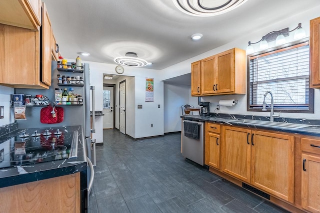 kitchen featuring sink and dishwasher