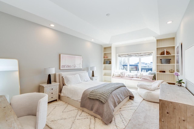 9809 Trappers Trl, Middleton, WI 53562 - carpeted bedroom with a raised ceiling