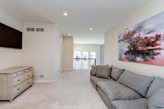 9809 Trappers Trl, Middleton, WI 53562 - living room featuring light carpet