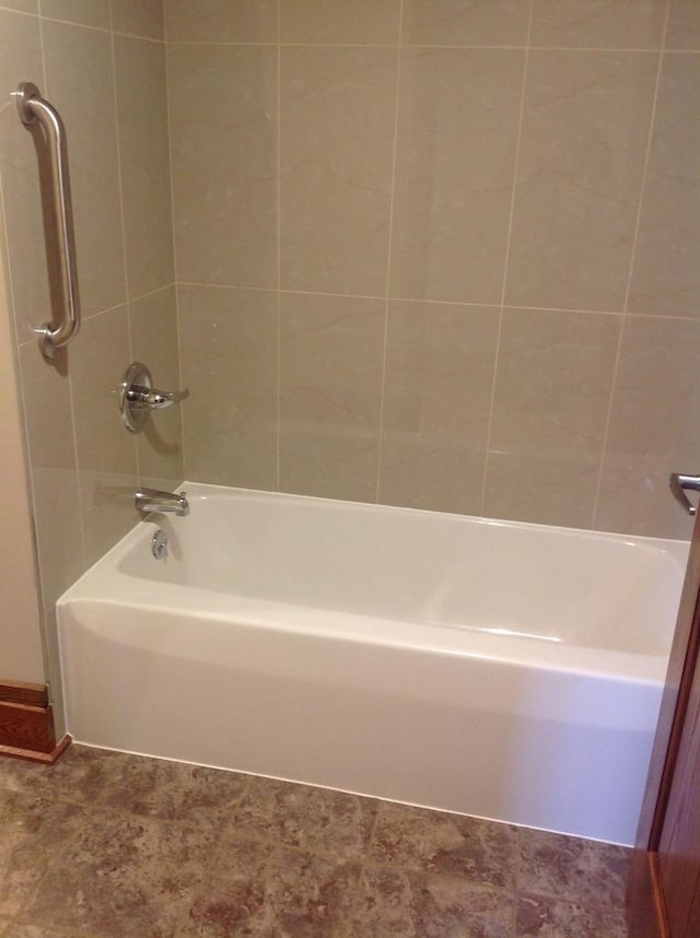 bathroom with tile floors