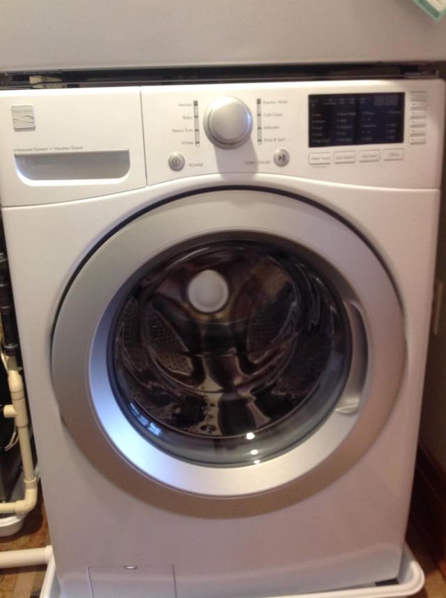 washroom featuring washer / clothes dryer