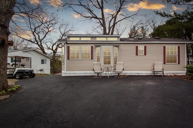 view of manufactured / mobile home