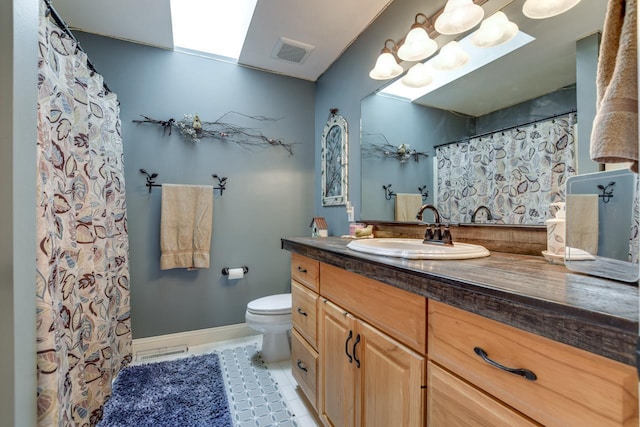 3310 Saracen Way, Verona, WI 53593 - bathroom with vanity, tile patterned floors, and a shower with curtain