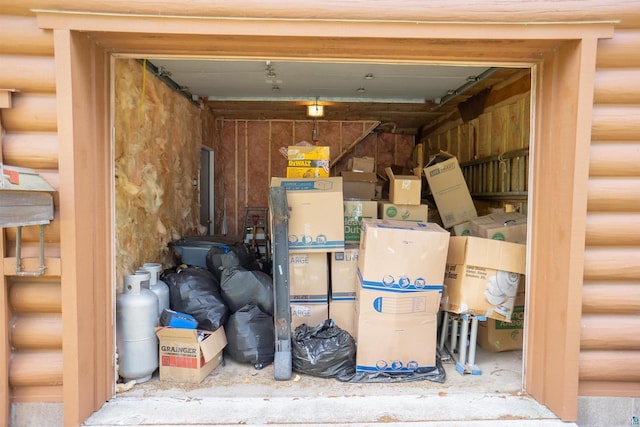 view of storage room