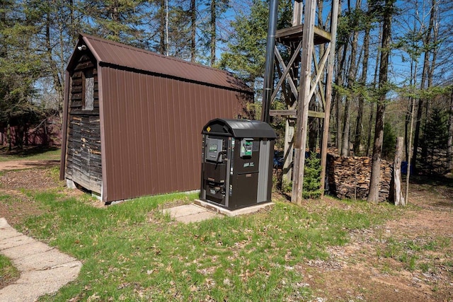 view of shed / structure